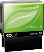 Imprimante Stamp Colop Green Line 30 + coupon pour votre propre logo et / ou texte | max.5 lignes pour | format d'impression 47 x 18 mm