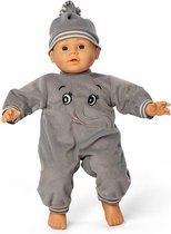 Mini Mommy Babypop Oscar Grijs 40 Cm