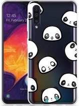 Galaxy A50 Hoesje Panda Emotions - Designed by Cazy