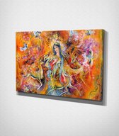 Woman - 30 x 40 cm - Schilderij - Canvas - Slaapkamer - Wanddecoratie  - Slaapkamer - Foto op canvas