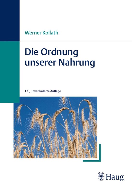 Die Ordnung unserer Nahrung - cover