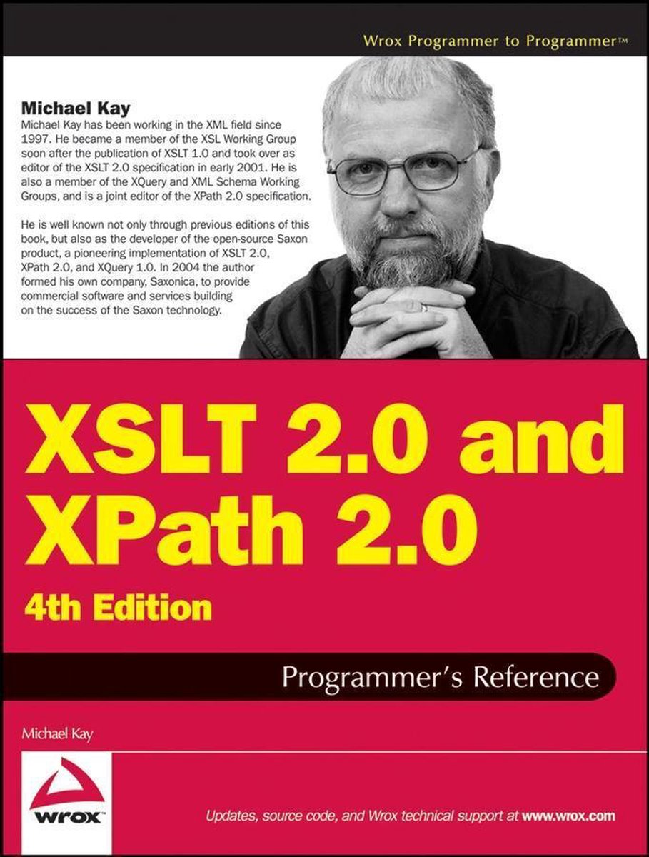 Omslag van XSLT 2.0 and XPath 2.0 Programmer's Reference