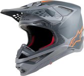 Alpinestars Crosshelm Supertech S-M10 Meta Anthracite/Gray/Fluor Orange-XL