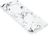 Wit marmer siliconen hoesje Samsung Galaxy S10e