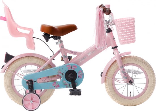 Nederigheid vrijheid winkel Supersuper Little Miss Kinderfiets - 12 inch - Roze | bol.com