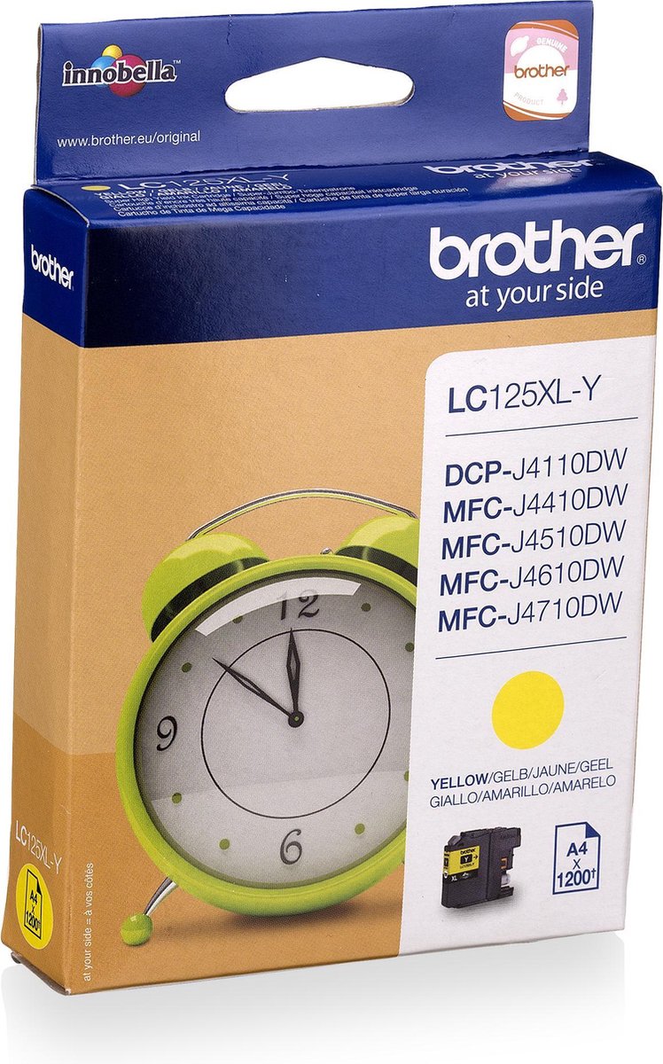 Brother LC-125XLY - Inktcartridge / Geel / Hoge Capaciteit