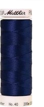 Mettler borduurgaren - Blauw - Nr 3323 - Polysheen - 200 meter