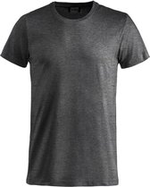 Basic-T bodyfit T-shirt 145 gr/m2 antraciet mel. l