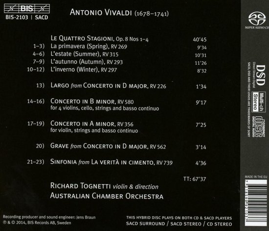 antonio vivaldi four seasons