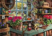 Grandpa`s potting shed - steve read - wentworth houten puzzel - 40 - 125x87mm