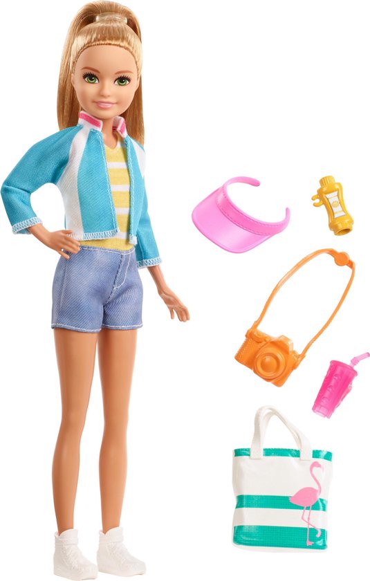 Barbie Travel Stacie Gaat op Reis - Barbiepop | bol.com