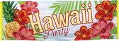 8 stuks: Polyester banner - Hawaii party - 74x220cm