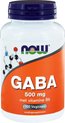 NOW Voedingssupplementen GABA 500 mg