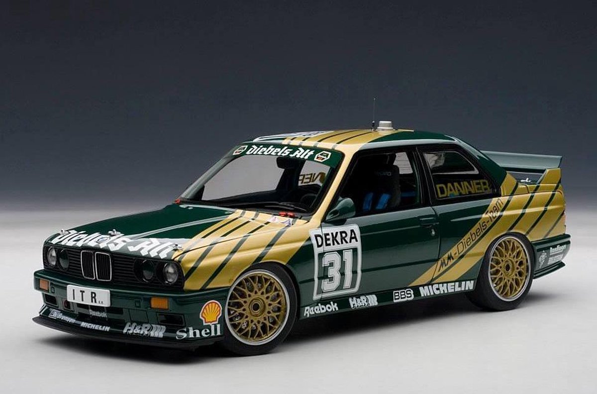 Diebels Alt 1/18 ミニカーBMW M3 BMW M3 (E30) DTM 1991 #31 Diebels Alt Danner - Schaal 1/18
