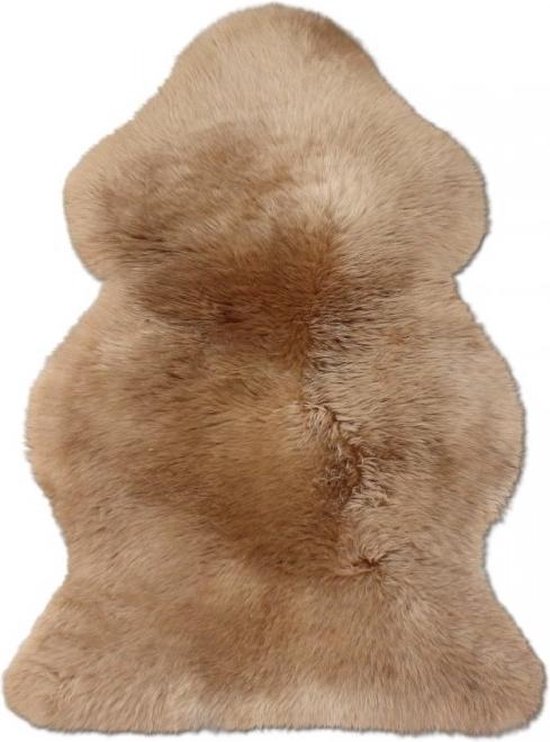Schapenvacht camel|80/90 cm|licht bruine schapenvacht|