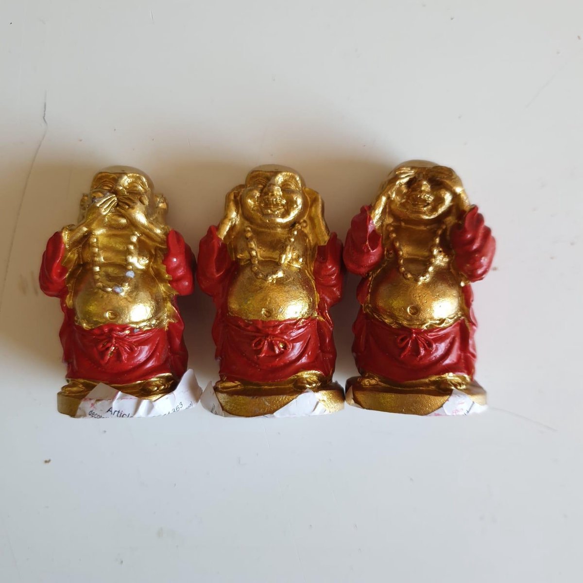 platform dealer Discriminerend Mini Boeddha Beeldjes - 3 stuks - Willekeurig | bol.com