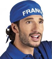 Frankrijk bandana blauw