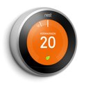 Google Nest Learning Thermostat - Slimme thermostaat - RVS