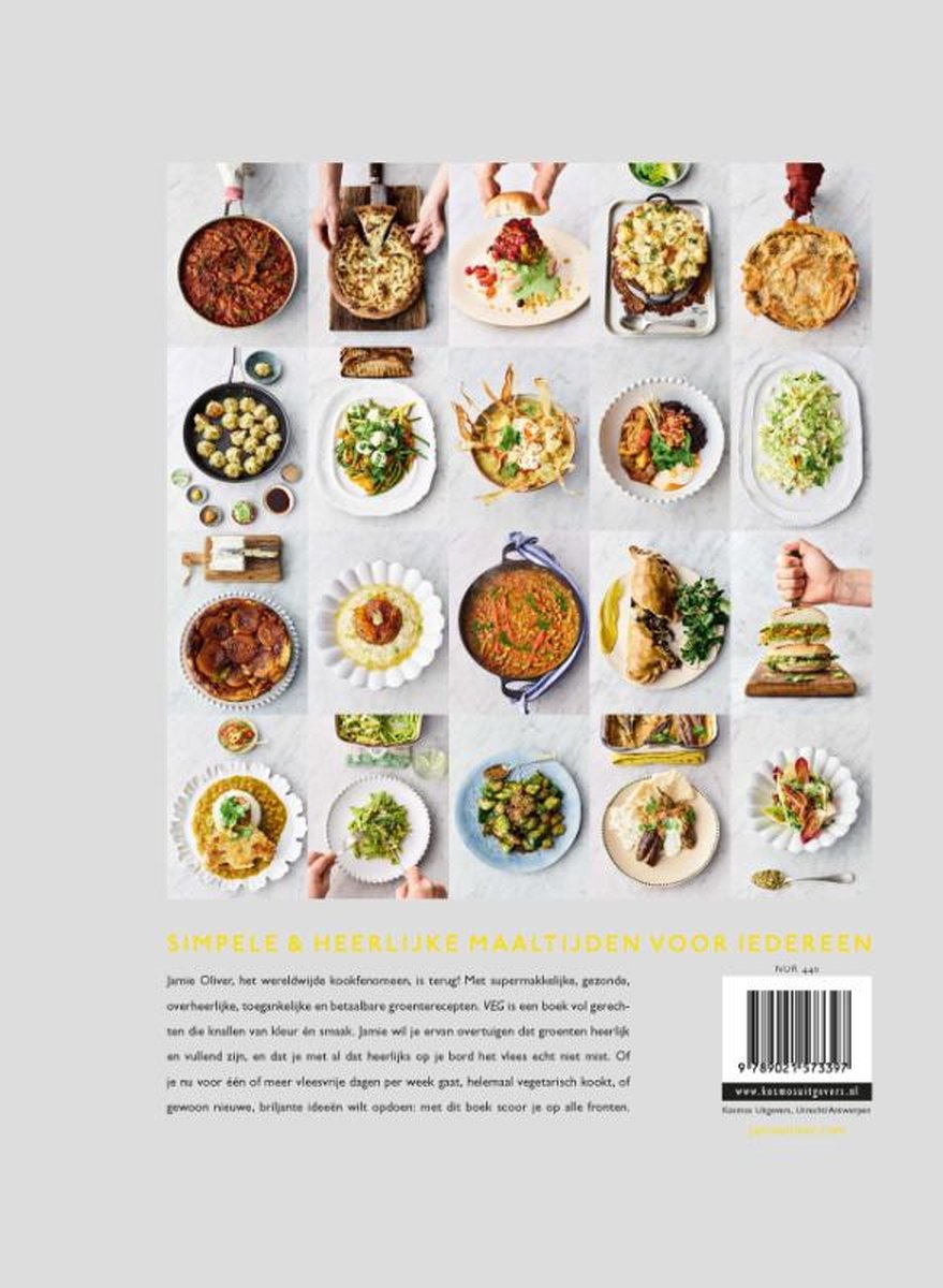 Jamie's VEG - back cover