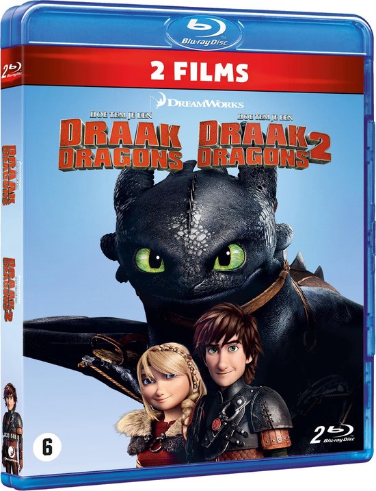 Hoe tem je een Draak 1 & 2 (Bluray) (Bluray) Dvd