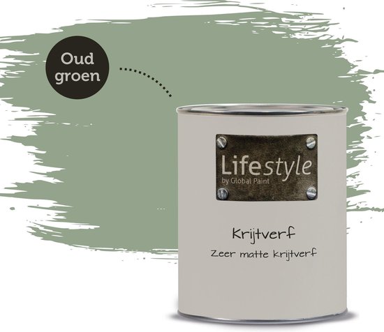 Lifestyle Krijtverf Oud groen - 1 liter | bol.com