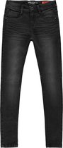 Cars Jeans Jongens Jeans DAVIS super skinny fit - Black Used - Maat 164