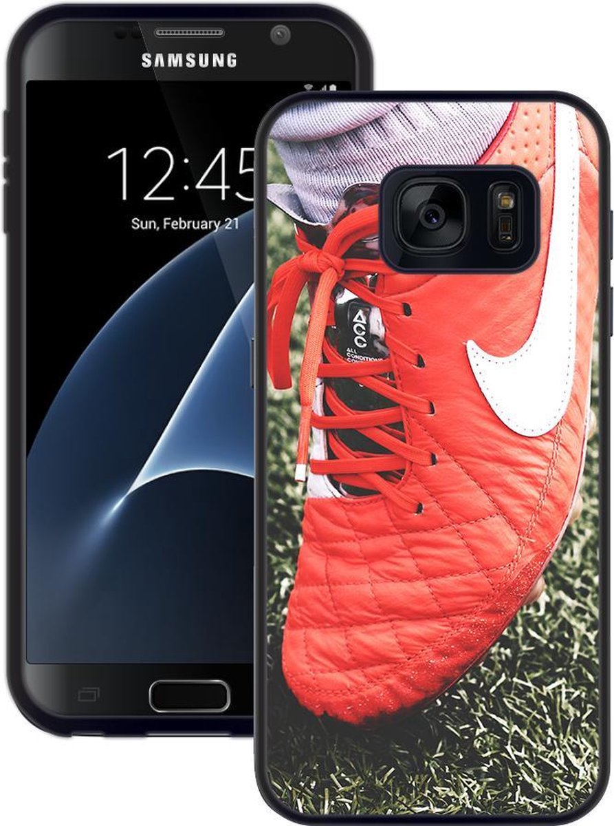 Kosciuszko Aannemelijk Oprechtheid Case Creatives Telefoonhoesje Nike Football - Samsung Galaxy S7 Zwart -  Handgemaakt | bol.com