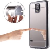 Voor Galaxy S5 / G900 galvaniseren spiegel TPU beschermhoes (zilver)