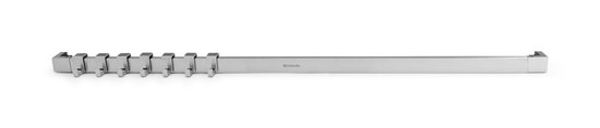 Brabantia Ophangrek voor keukenhulpen - 7 Haken - 60 cm - Matt Steel