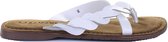 Lazamani Dames Slippers - Wit - Maat 38