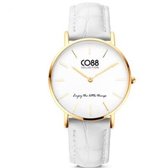 CO88 Collection Horloge - Goudkleurig (kleur kast) - Multi bandje - 32 mm