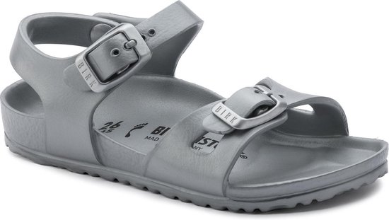 Birkenstock Rio EVA Kinderslippers Small fit - Silver - Maat 29 | Bestel nu!