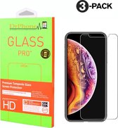 DrPhone 3x iPhone XR / iPhone 11 Glas - Glazen Screen protector - Tempered Glass 2.5D 9H (0.26mm)