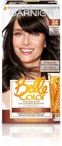 Garnier Belle Color 24 - Donkerbruin - Permanente Haarkleuring - Dekt Grijze Haren 100% - Natuurlijk Resultaat