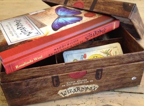 Cover van het boek 'Maggy Mulder en het geheim van de Wizardbox + doos'