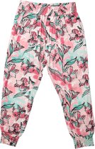 DJ Dutchjeans Meisjes Broek - Faded light pink + aop - Maat 164