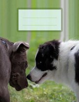 Dog Composition Notebook for Dog Lovers, 8.5  x 11  , 4x4 Graph Ruled, 200 Pages