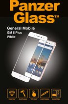 PanzerGlass Premium Screenprotector voor General Mobile GM5 Plus - Wit