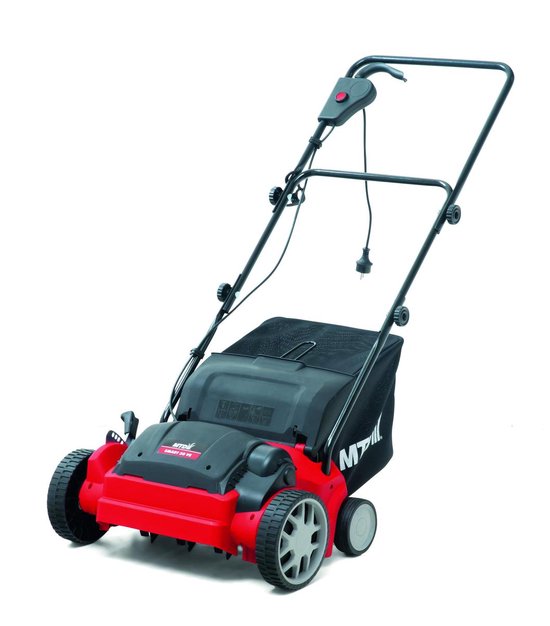WOLF-Garten 5 Hoogtes Verstelbare Elektrische Verticuteermachine met inklapbare duwboom - werkbreedte 30cm - 1200 W - opvangbak 35 liter - Smart 30 VE van WOLF-Garten — afbeelding 3