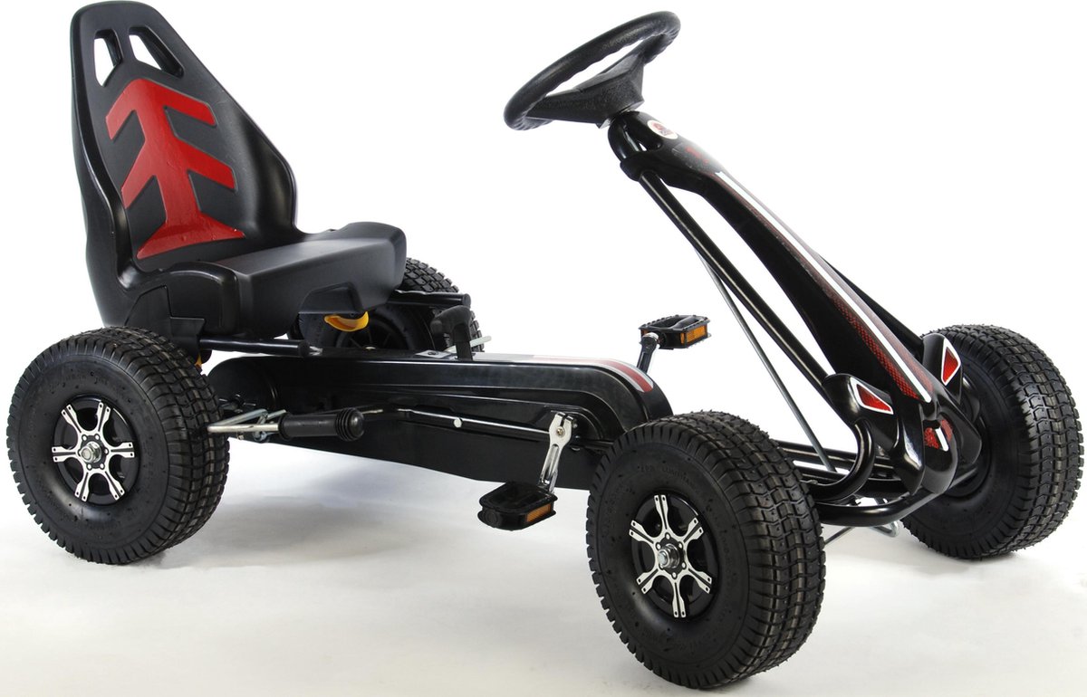 Volare Go Kart Racing Car - Jongens - Groot - Luchtbanden - zwart — afbeelding 16