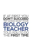 Try Doing What Your Biology Teachers Told You