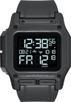 Nixon Regulus A1180001 - Horloge - Siliconen - Zwart - 46mm