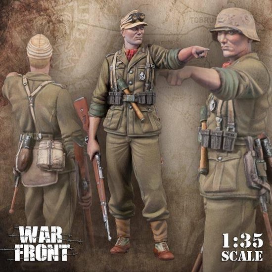 Thumbnail van een extra afbeelding van het spel War Front D.A.K. set 2 - 4 kleuren - 17ml - SSE-028