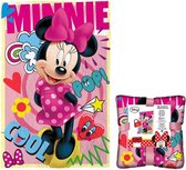 Disney Minnie Mouse POP! - Zijdezacht plaid - 100 x 150 cm - Multi
