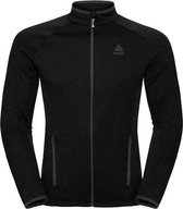 Odlo Midlayer Full Zip Proita Heren Wintersportpully - Black - Maat S