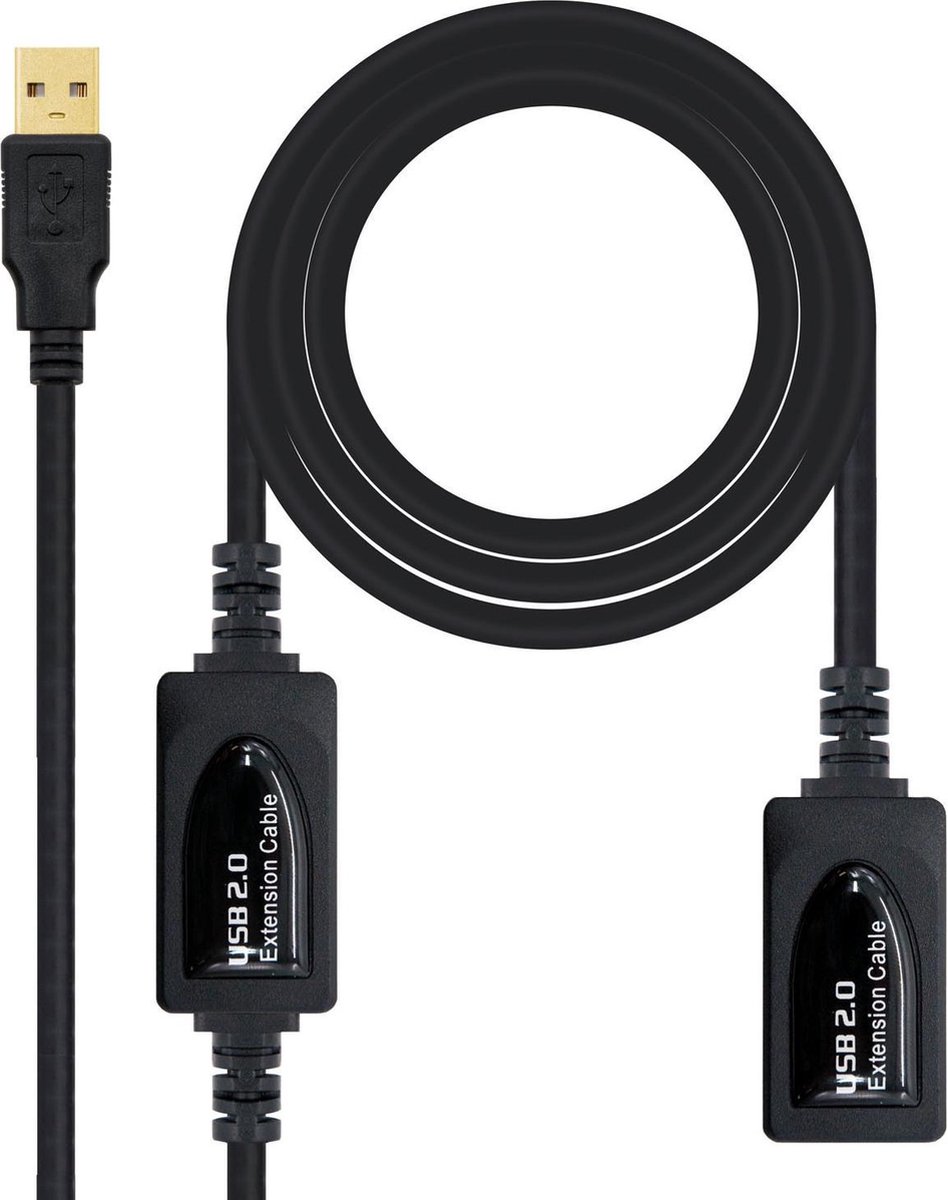 USB Extension Cable NANOCABLE 10.01.0212 10 m