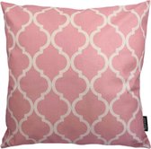 Quatrefoil Roze Kussenhoes | Katoen / Linnen | 45 x 45 cm