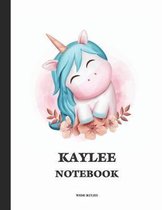 Kaylee Wide Ruled Notebook