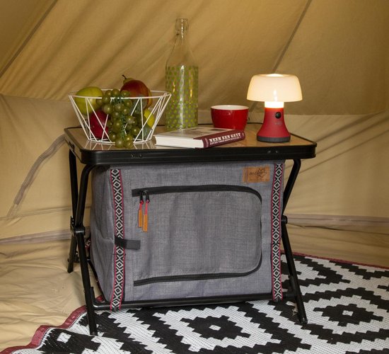Bo-Camp - Tafellamp met kap - Sirius - High Power Led - 70 Lumen - Rood van Bo-Camp — afbeelding 2