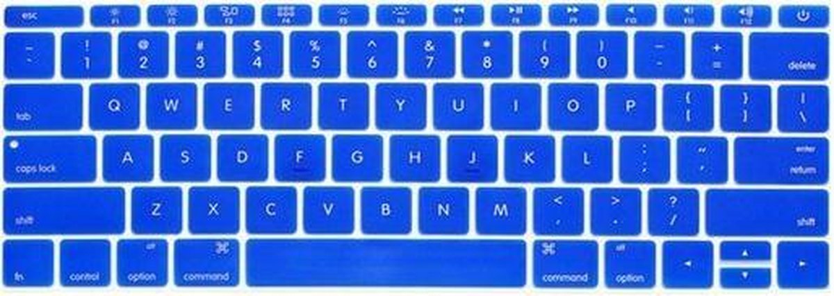 Siliconen Toetsenbord bescherming voor Macbook Pro zonder Touch Bar US-versie Blauw